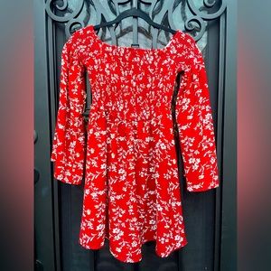 Shein small off the shoulder boho dress